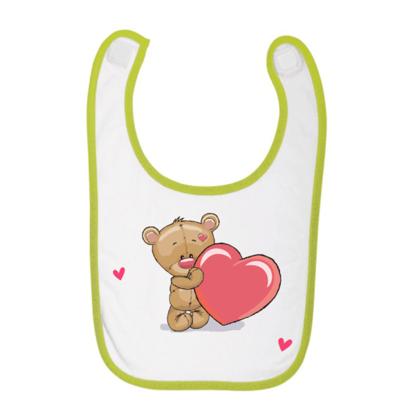 Bavaglino - Orsetto cuore 