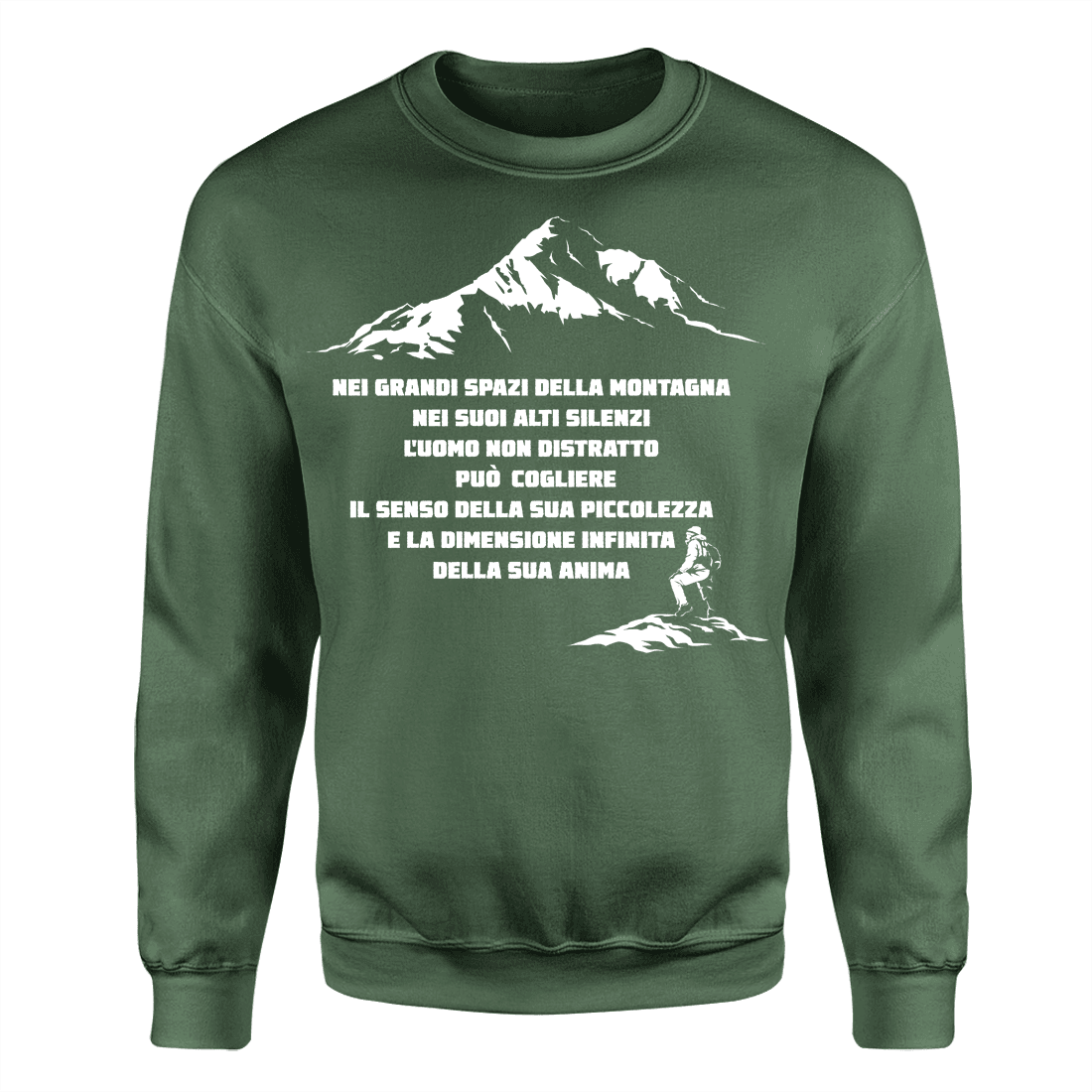 Felpa Montagna - Nei grandi spazi della montagna - MyDigitalPrint