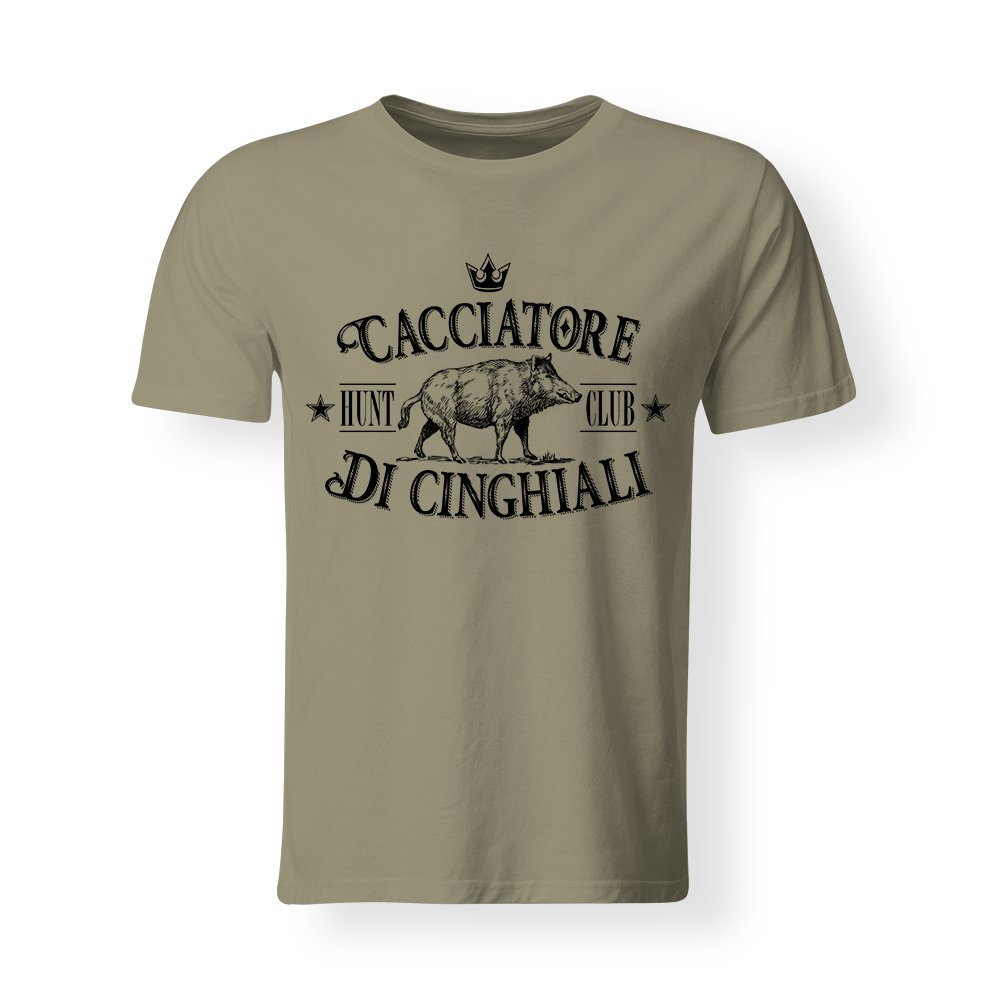 Cinghiale AtooDog Maglietta da Caccia Regali per Cacciatore