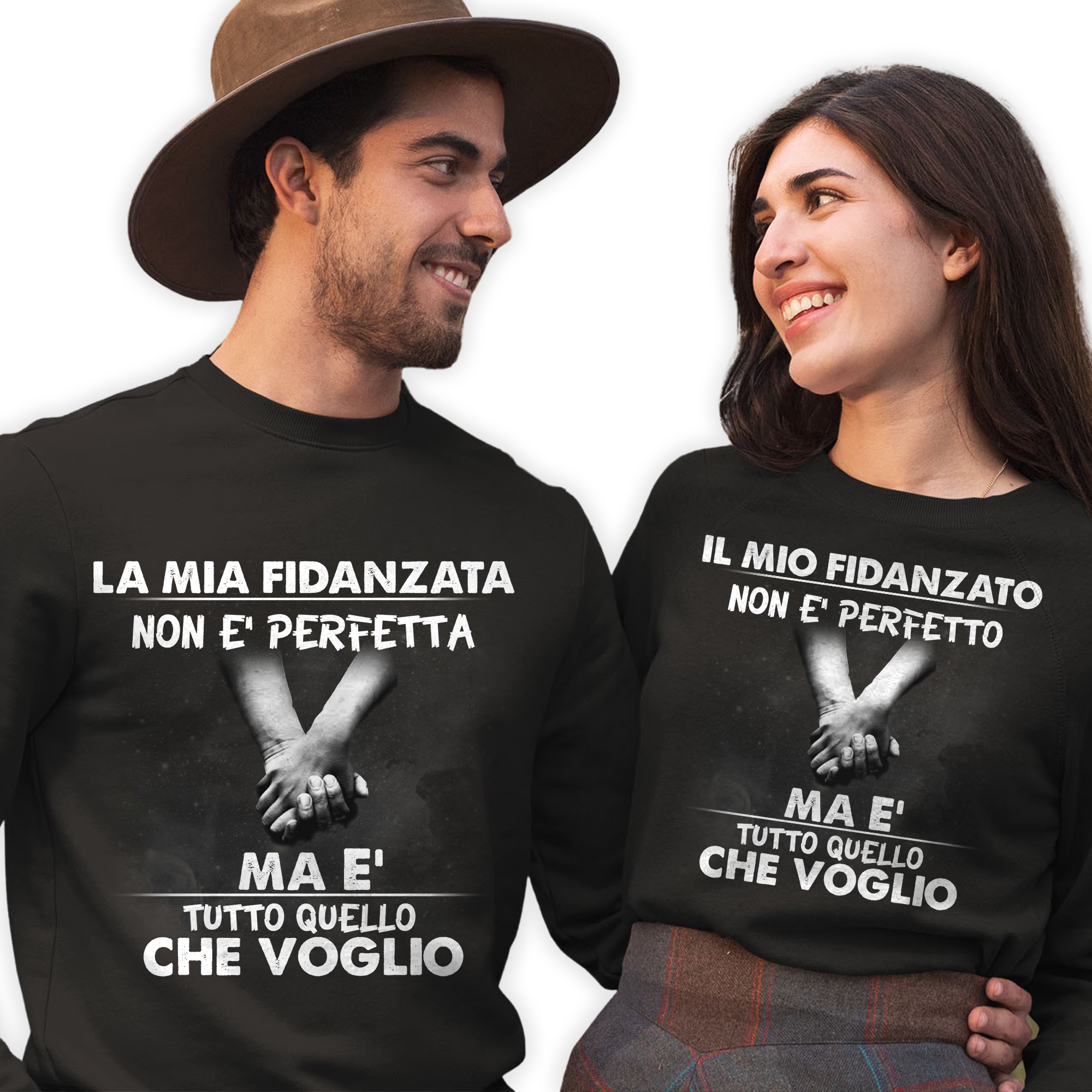 Coppia di Felpe UNISEX Fidanzati - MyDigitalPrint