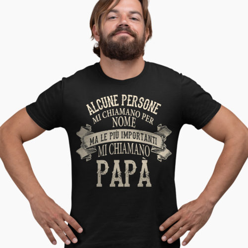 con scritta Simpatica Best Dad ever, Taglia S T-shirt regalo Festa del Papà 