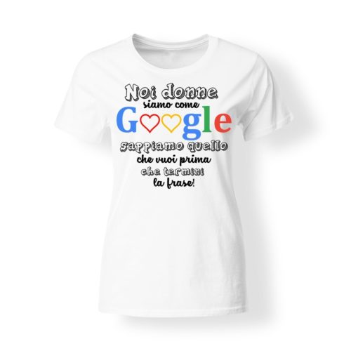 T-Shirt Donna In Cotone Con Stampa Divertente 'Ciaone' - Fashion E Morbida
