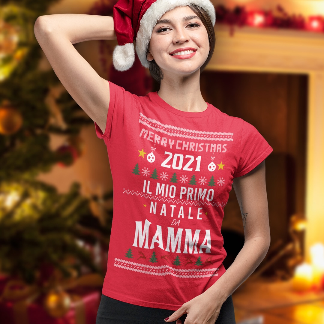 T-Shirt Donna - Il Mio Primo Natale Da Mamma - MyDigitalPrint