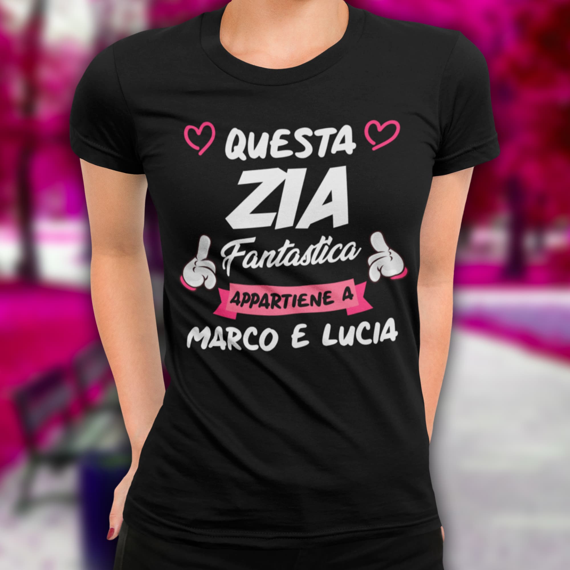 T-Shirt Zia - Questo Zia Fantastica Appartiene - MyDigitalPrint