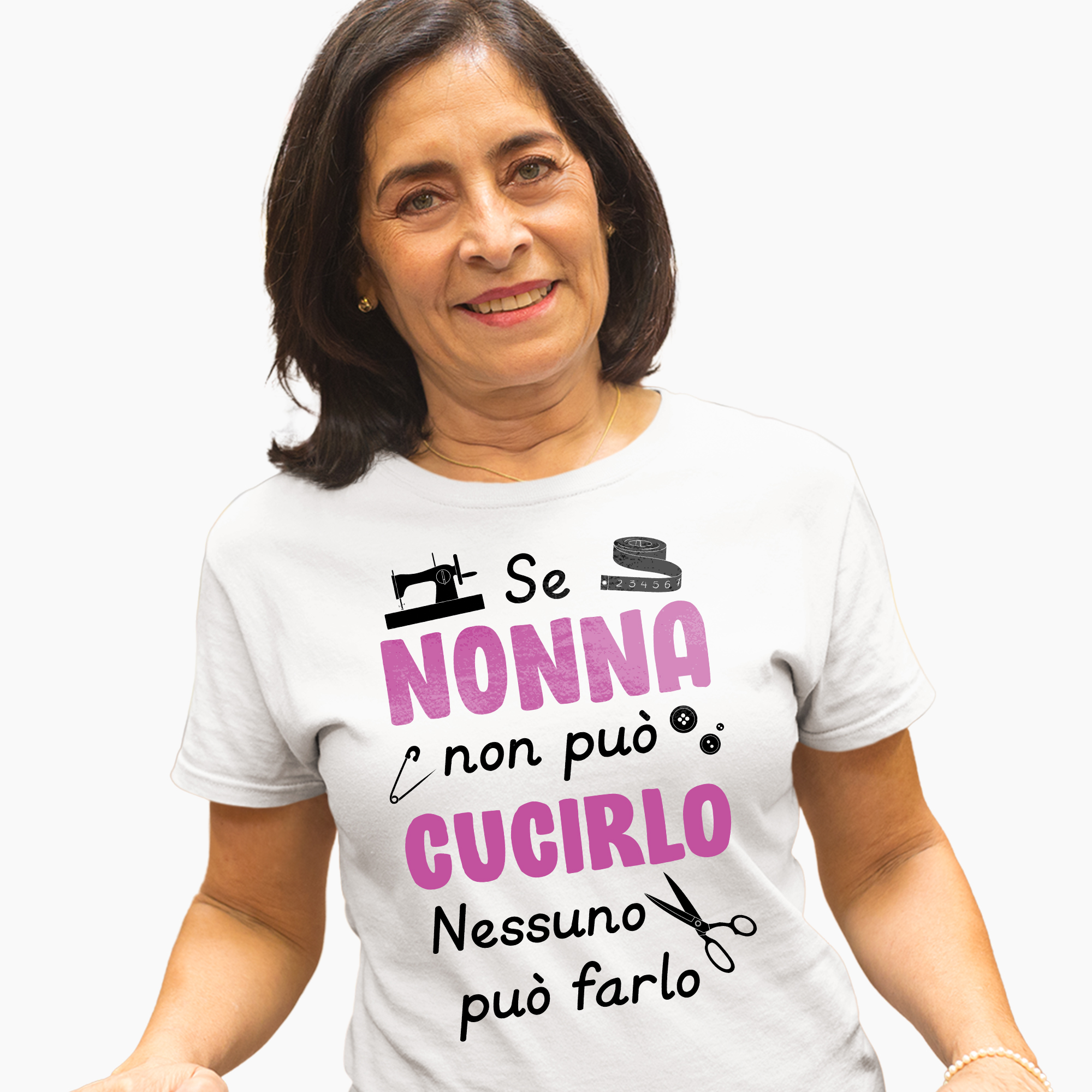 Maglietta Super Nonna – T-Shirt In Cotone Per Festa Della Mamma E Festa Dei Nonni