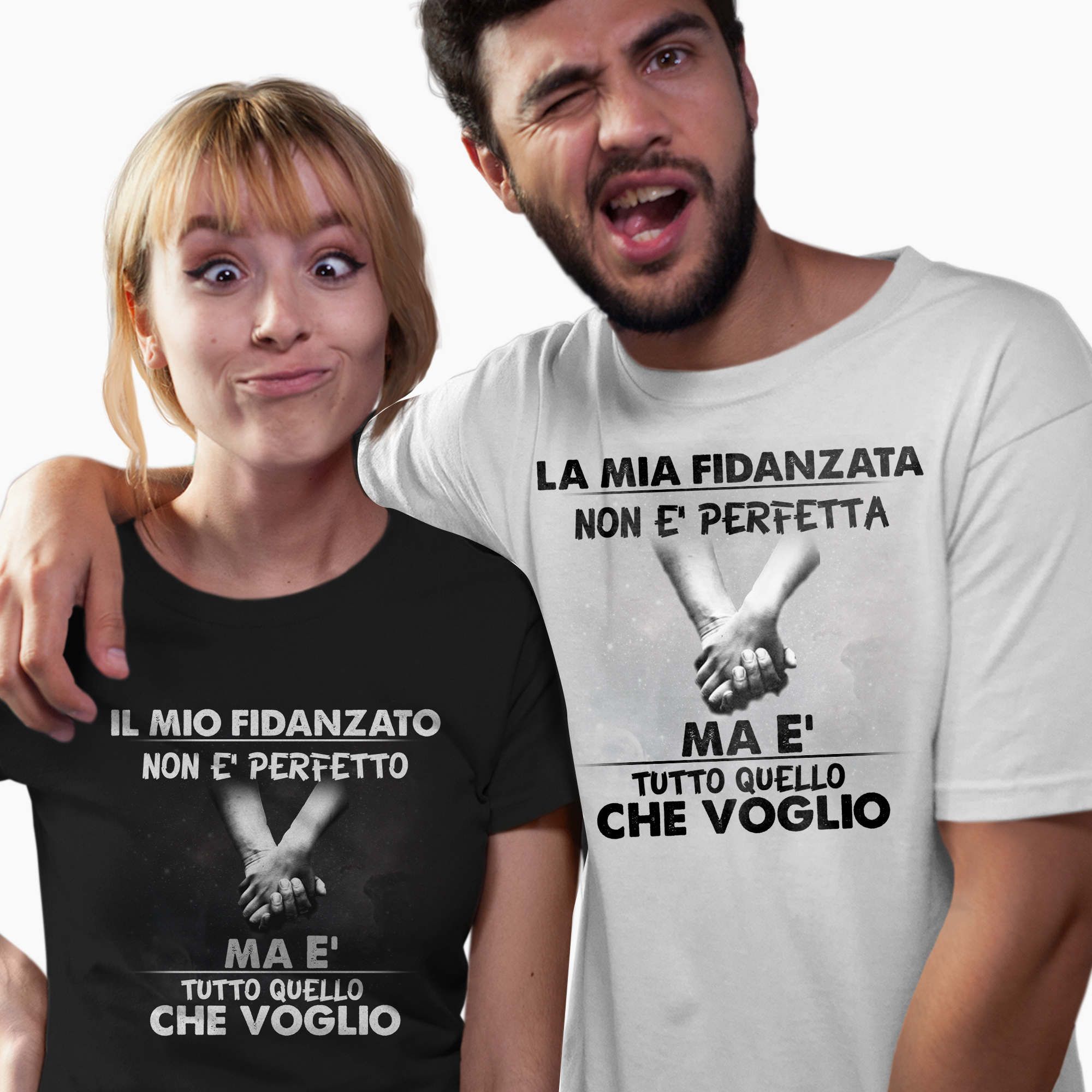 t-shirt di coppia - Lui è mia Lei è mia