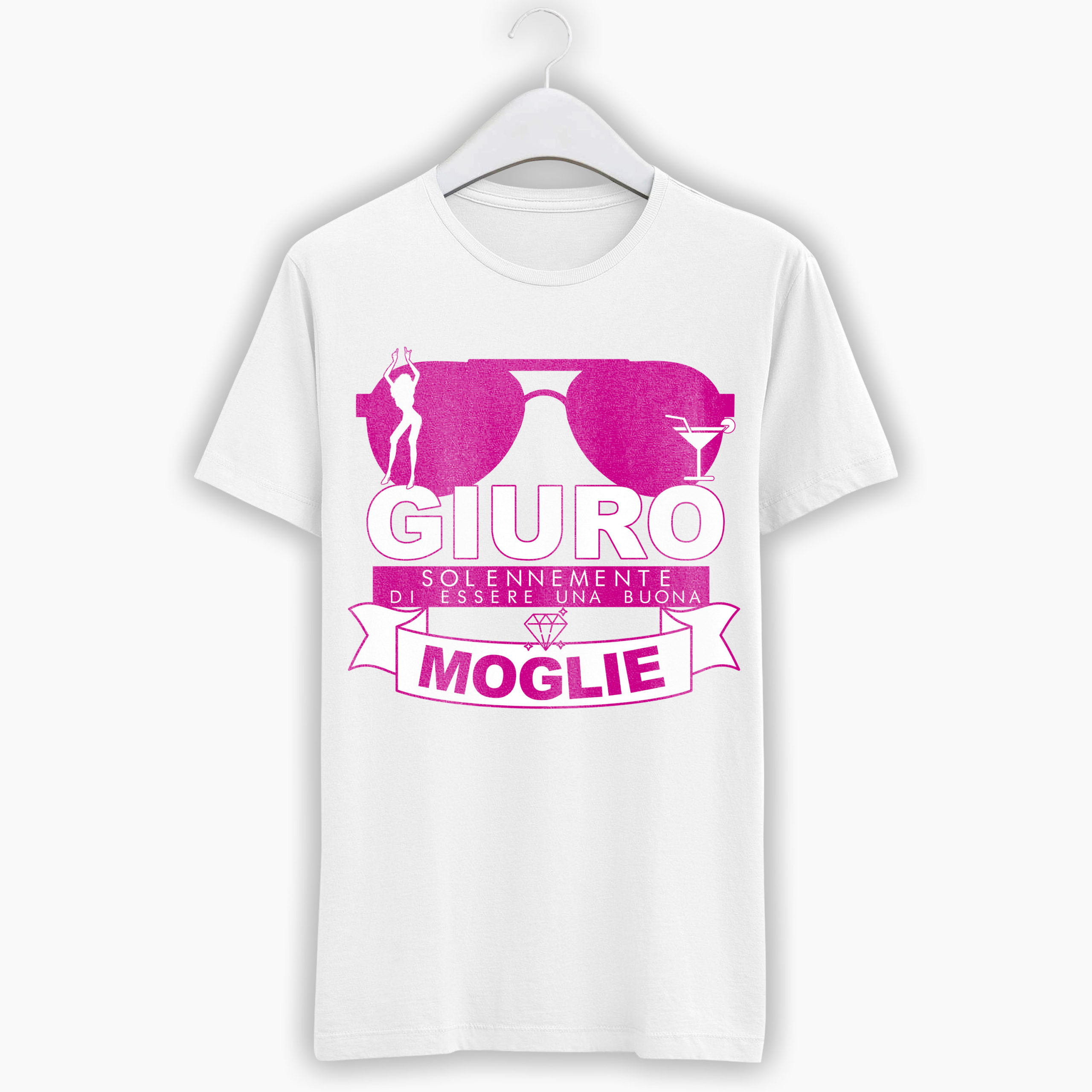 T-shirt Addio Al Nubilato Divertente - 'Te Lo Giuro Amore, L'Addio Al Nubilato è Stata Una Serata Tra Amiche!' - Maglietta Sposa Cotone, Idea Regalo